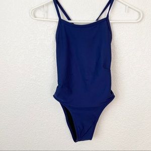 Jolyn Blue Heath Fixed Back Swimsuit 28